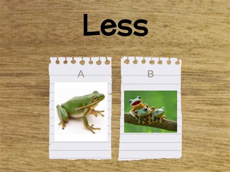 More or less - Quiz