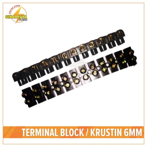 Jual Cosco Krustin 6 MM Terminal Block 6MM Shopee Indonesia