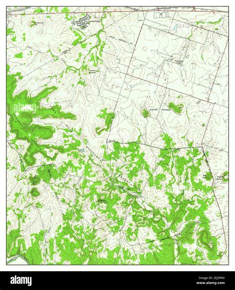 Mcmillan Mountains Texas Map 1958 124000 United States Of America