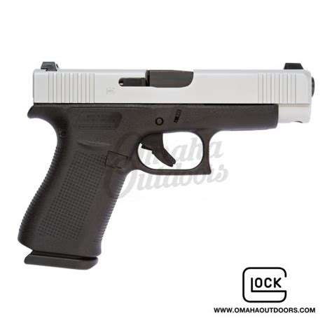 Glock 48 Silver Slide Night Sights Omaha Outdoors