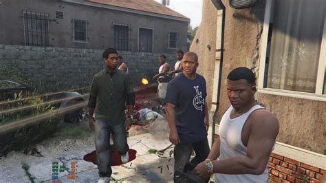 Gta V Lamar Roasts Franklin While Other Npc Lamars And Franklins