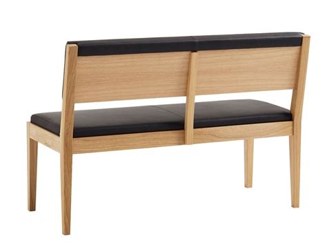 Upholstered Leather Bench FACILE Leather Bench Seating By Karl