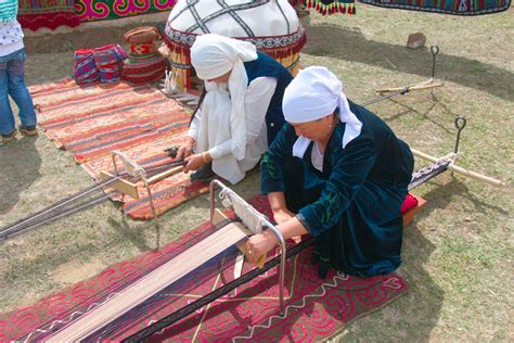 Felt festival in Kyrgyzstan: familiarity with Kyrgyz traditional material