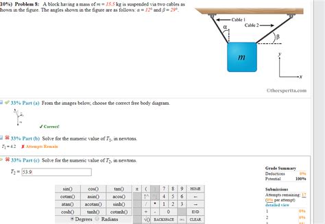 Solved Problem S A Block Having A Mass Of M Kg Chegg