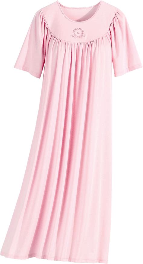 Calida Soft Cotton Short Sleeve Nightgown Night Gown Cotton