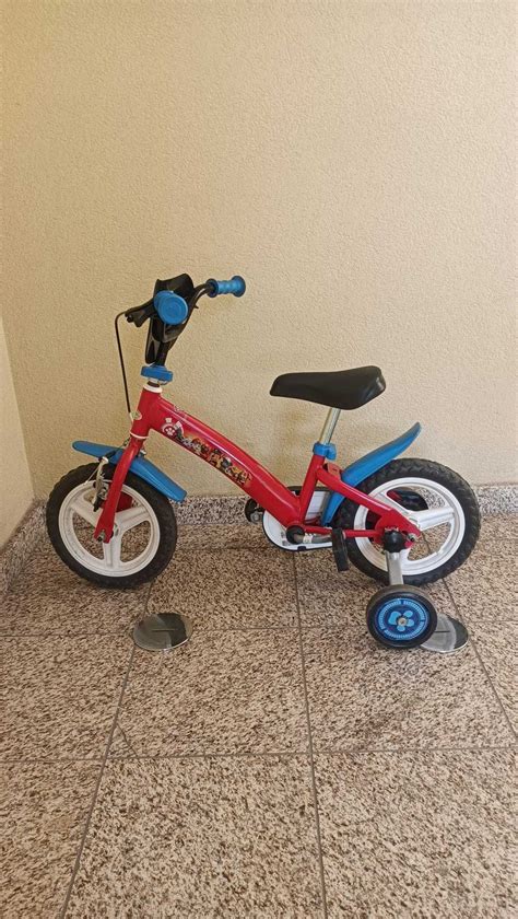 Bicicleta Crian A Patrulha Pata Roda Rodinhas Paredes Olx Portugal