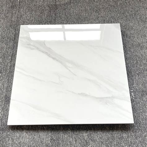 Porcelanato 80x80 White Marble Full Polished Glazed Porcelain Ceramic