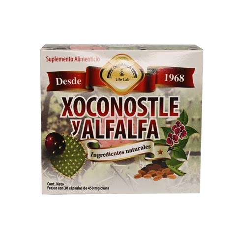 Xoconostle Y Alfalfa 30 Cápsulas Farmacias Gi Mejoramos tu salud