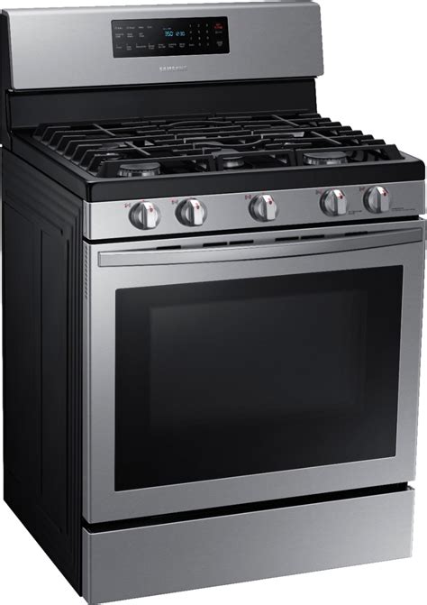 Customer Reviews: Samsung 5.8 Cu. Ft. Freestanding Gas Convection Range ...