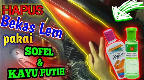 Cara Menghilangkan Bekas Lem Stiker Motor Tutorial Youtube