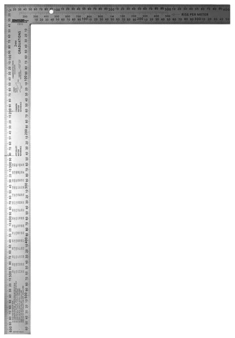 Johnson Level CS13 400mm X 600mm Metric Steel Framing Square Johnson