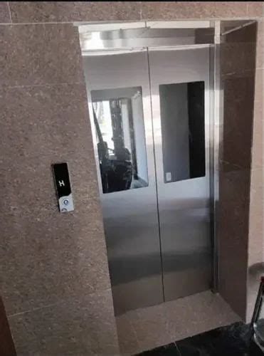 Center Opening Silver Stain Steel Elevator Door Collapsible At Rs 25000 In Ahmedabad