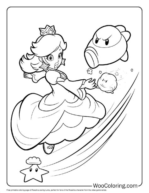 100 Rosalina Coloring Pages Free Printable Pdf Woo Coloring