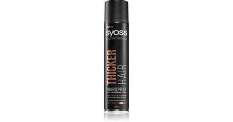 Syoss Thicker Hair Hairspray With Extra Strong Hold Notino Co Uk