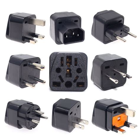 universal kr american european au eu   uk power plug adapter usa