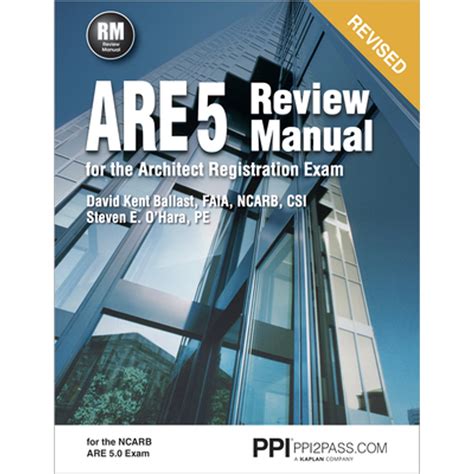 Pre Owned Ppi Are Review Manual For The Architect Registration Exam