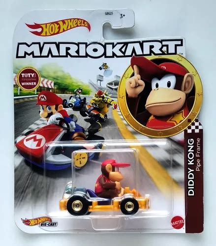 Hot Wheels Mariokart Diddy Kong Pipe Frame Año 2019 MercadoLibre