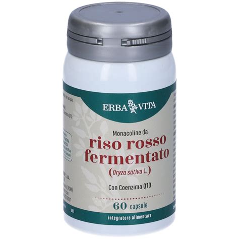 Erba Vita Riso Rosso Fermentato Capsule 60 Pz Redcare