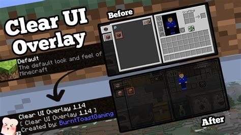 Clear Ui Overlay Resource Pack Youtube