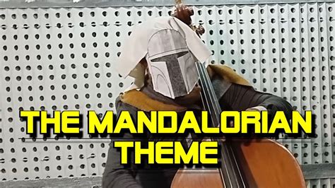 The Mandalorian Main Theme Double Bass Solo YouTube