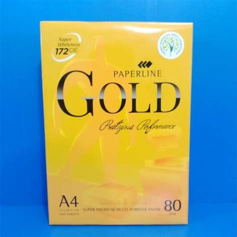 Jual Kertas Hvs Paperline Gold A Gsm Paperline Hvs A Hvs Sm Kab