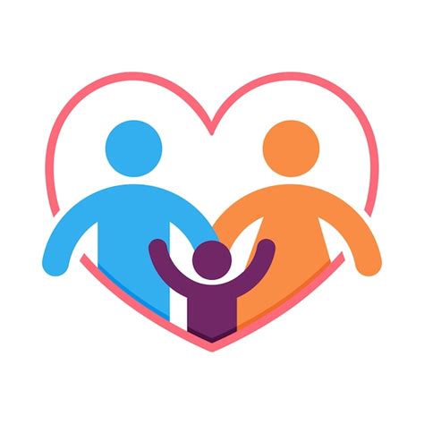 vector flat design family symbol template