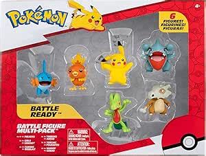 Pokémon PKW2685 Battle Figure Multipack Juego de 6 Figuras Oficiales