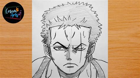 Anime Drawing How To Draw Zoro From One Piece Youtube