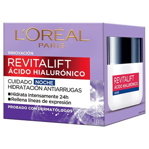 Loreal Paris Revitalift ácido Hialurónico Crema De Noche X 50ml