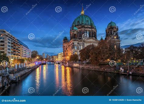 The Berliner Dom at Night, Germany Editorial Stock Photo - Image of city, european: 103812428