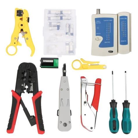 Cuque Kit d outils réseau Maintenance informatique professionnelle