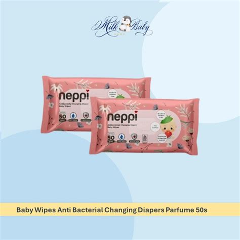 Jual Neppi Baby Wipes Anti Bacterial Changing Diapers Parfume S