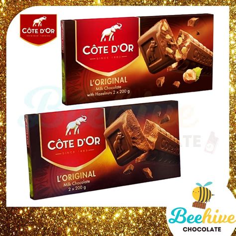 Cote D Or Hazelnut Milk Chocolate 2x200g