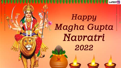 Magha Gupta Navratri 2022 Wishes Whatsapp Messages Images Goddess Durga Hd Wallpapers And