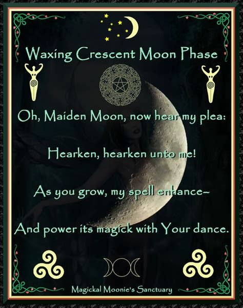 Waxing Crescent Moon Prayer – Witches Of The Craft®