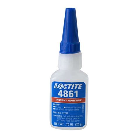 Loctite 518485 4861 Instant Adhesive Flexible 20 G Bottle Tequipment