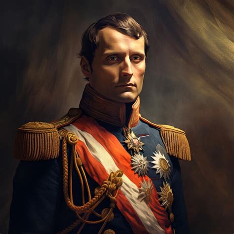 Premium Ai Image Portrait Of Napoleon Bonaparte Military Commander And