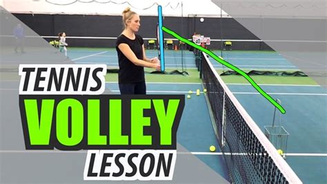 Volley Tennis Lesson - Technique and Drills for Beginners