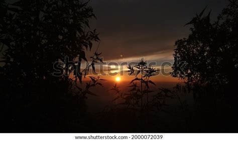 Beautiful Sunrise Take Malabar Mountain Bandung Stock Photo 2000072039 ...