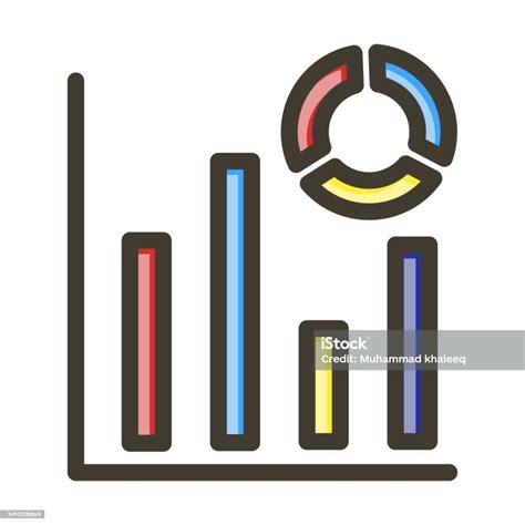 Bar Chart Garis Tebal Diisi Warna Untuk Penggunaan Pribadi Dan