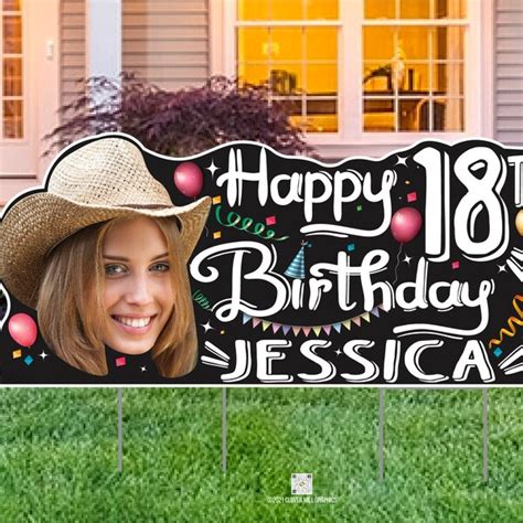 Customizable Birthday Yard Signs Etsy