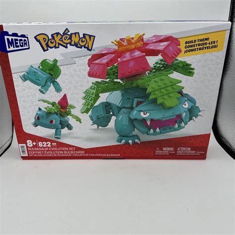 Mavin Pokemon Bulbasaur Evolution Building Set Ivysaur Venusaur Mega