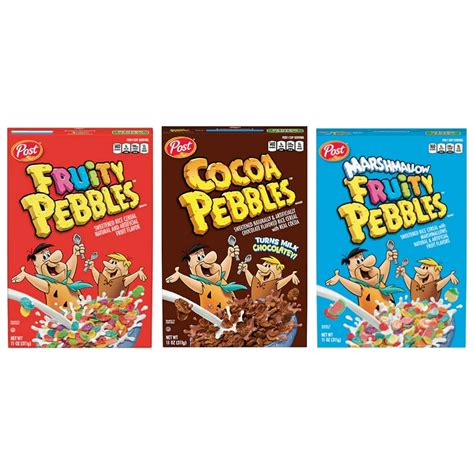 Buy Fruity Pebbles Variety Pack Of 3 Flavors Marshmallow Fruity