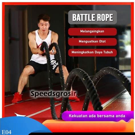 Jual Battle Rope Meter Speeds Tali Fitness Battling Ropes