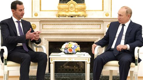 Syrias Assad Meets Putin In Unannounced Russia Visit The Moscow Times