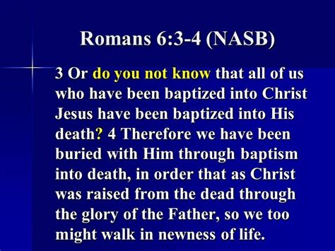 Romans 63 4 Words Scripture Romans 6