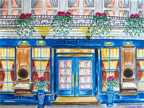 French Bistro Painting French Bistro Fine Art Print