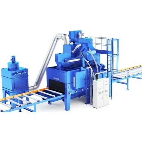 Semi Automatic Table Type Semi Automatic Shot Blasting Machine At Rs