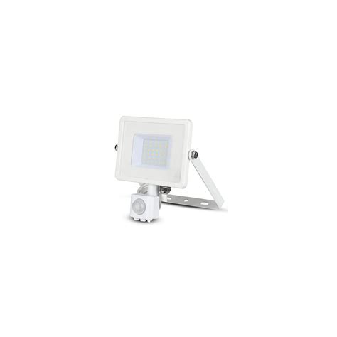 Proiector Led Cu Senzor De Miscare 30W 4000K IP65 2400 Lm Alb