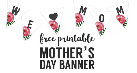 Mothers Day Banner Printable Free